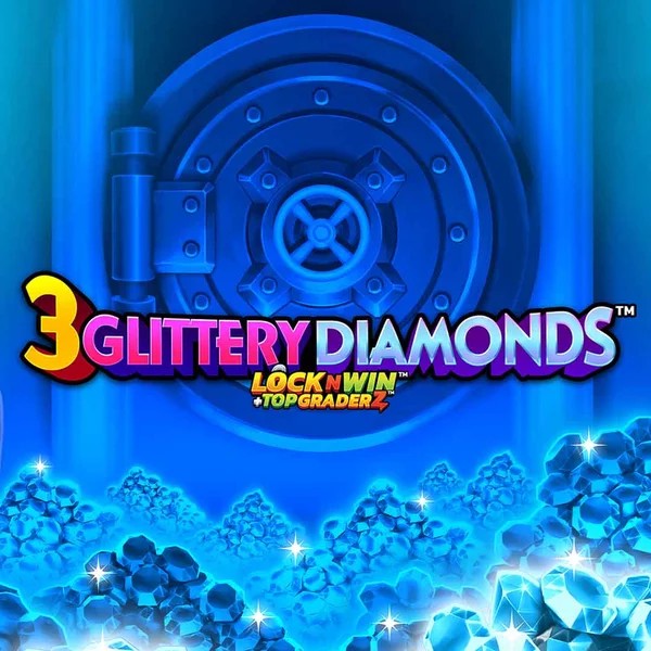 3 Glittery Diamonds casino game by PearFiction Studios – featured logo at Bet365 Casino