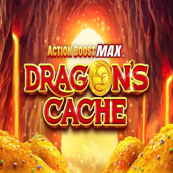 Action Boost Max Dragon's Cache logo by SpinPlay Games Bet365 Casino