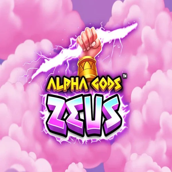 Alpha Gods Zeus slot logo by PearFiction Studios at Bet365 Casino