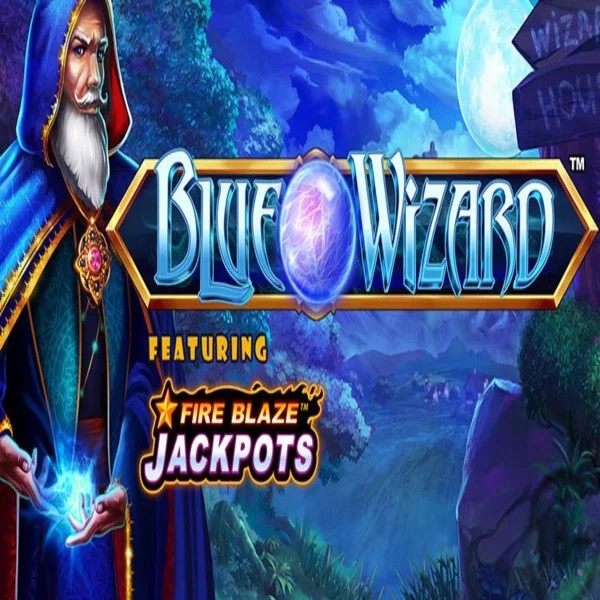 Play Blue Wizard Fire Blaze Jackpots slot by Rarestone Gaming on bet365kazino.com