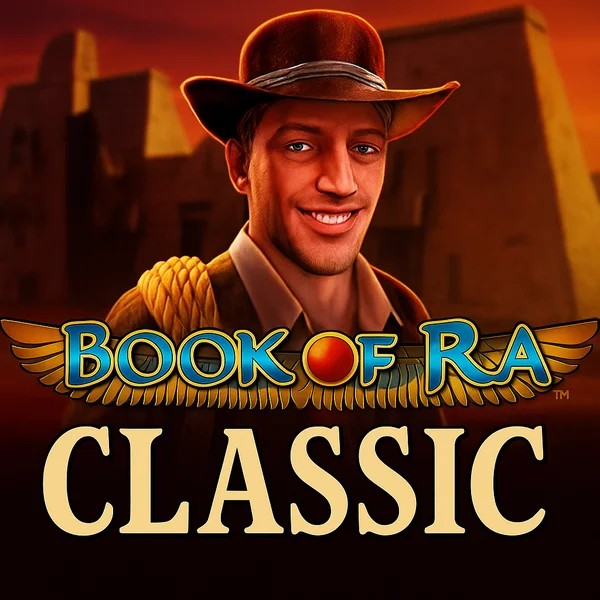 Book of Ra Classic casino game by Novomatic – featured logo at Bet365 Casino