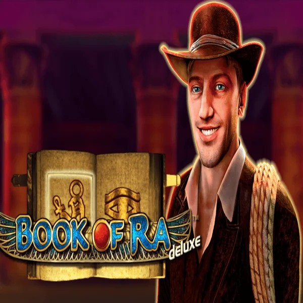 Book of Ra Deluxe logo by Novomatic Bet365 Casino