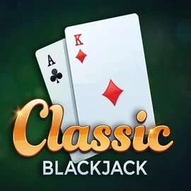 Classic Blackjack online game logo by Red Tiger Gaming on bet365kazino.com