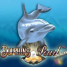 Official Slots logo: Dolphins Pearl Deluxe by Novomatic at Bet365 Casino