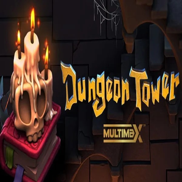 Dungeon Tower slot logo by Peter & Sons at Bet365 Casino