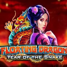 Floating Dragon Year of the Snake slot logo by Pragmatic Play at Bet365 Casino