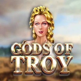 Gods of Troy slot logo by Red Tiger Gaming at Bet365 Casino