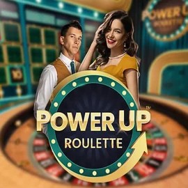 PowerUP Roulette slot logo by Pragmatic Play at Bet365 Casino