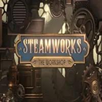 Steamworks The Workshop game by Peter & Sons – logo hosted on Bet365 Casino