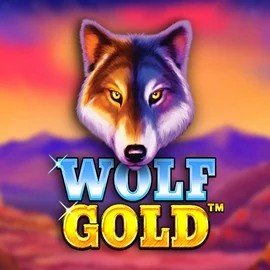 Wolf Gold slot logo by Pragmatic Play at Bet365 Casino
